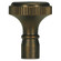 Solid Brass Knob; 4/36 Mandrel; Dark Antique Brass (27|80/2403)
