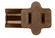 Female Slide Plug; Polarized 18/2 SPT-2; 6A-125V; Brown Finish (27|80/2519)