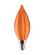2 Watt CA11 LED Filament; Satin Spun Amber; Candelabra base; 2100K; 120 Volt (27|S11301)