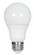 5.5 Watt; A19 LED; 3000K; Medium base; 220 deg. Beam Angle; 120 Volt (27|S11321)