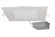 24 watt LED Direct Wire Downlight; Edge-lit; 8 inch; 4000K; 120 volt; Dimmable; Square; Remote (27|S11616)