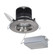 12 watt LED Direct Wire Downlight; Gimbaled; 3.5 inch; 3000K; 120 volt; Dimmable; Round; Remote (27|S11626)