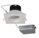 12 watt LED Direct Wire Downlight; 3.5 inch; 3000K; 120 volt; Dimmable; Square; Remote Driver; White (27|S11633)