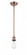 Bare Bulb - 1 Light - 5 inch - Antique Copper - Mini Pendant (3442|516-1S-AC)