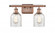 Caledonia - 2 Light - 15 inch - Antique Copper - Bath Vanity Light (3442|516-2W-AC-G259-LED)