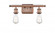 Bare Bulb - 2 Light - 16 inch - Antique Copper - Bath Vanity Light (3442|516-2W-AC-LED)