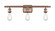 Bare Bulb - 3 Light - 26 inch - Antique Copper - Bath Vanity Light (3442|516-3W-AC)