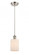Hadley - 1 Light - 5 inch - Brushed Satin Nickel - Cord hung - Mini Pendant (3442|516-1P-SN-G341)