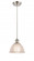 Arietta - 1 Light - 8 inch - Brushed Satin Nickel - Cord hung - Mini Pendant (3442|516-1P-SN-G422-LED)