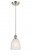 Brookfield - 1 Light - 6 inch - Brushed Satin Nickel - Cord hung - Mini Pendant (3442|516-1P-SN-G441)