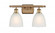 Castile - 2 Light - 16 inch - Brushed Brass - Bath Vanity Light (3442|516-2W-BB-G381)