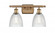 Castile - 2 Light - 16 inch - Brushed Brass - Bath Vanity Light (3442|516-2W-BB-G382-LED)