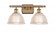 Arietta - 2 Light - 18 inch - Brushed Brass - Bath Vanity Light (3442|516-2W-BB-G422)