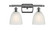 Castile - 2 Light - 16 inch - Polished Chrome - Bath Vanity Light (3442|516-2W-PC-G381-LED)