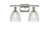 Castile - 2 Light - 16 inch - Polished Nickel - Bath Vanity Light (3442|516-2W-PN-G382-LED)