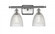 Castile - 2 Light - 16 inch - Brushed Satin Nickel - Bath Vanity Light (3442|516-2W-SN-G382-LED)
