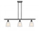 Brookfield - 3 Light - 36 inch - Matte Black - Stem hung - Island Light (3442|516-3I-BK-G441)