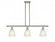 Castile - 3 Light - 36 inch - Polished Nickel - Stem hung - Island Light (3442|516-3I-PN-G381-LED)