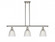 Castile - 3 Light - 36 inch - Polished Nickel - Stem hung - Island Light (3442|516-3I-PN-G382)
