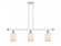 Hadley - 3 Light - 36 inch - White Polished Chrome - Stem hung - Island Light (3442|516-3I-WPC-G341-LED)