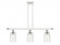 Candor - 3 Light - 36 inch - White Polished Chrome - Stem hung - Island Light (3442|516-3I-WPC-G352-LED)