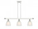 Castile - 3 Light - 36 inch - White Polished Chrome - Stem hung - Island Light (3442|516-3I-WPC-G381)