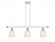 Brookfield - 3 Light - 36 inch - White Polished Chrome - Cord hung - Island Light (3442|516-3I-WPC-G441-LED)