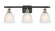 Castile - 3 Light - 26 inch - Black Antique Brass - Bath Vanity Light (3442|516-3W-BAB-G381-LED)