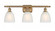 Castile - 3 Light - 26 inch - Brushed Brass - Bath Vanity Light (3442|516-3W-BB-G381-LED)