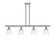 Brookfield - 4 Light - 48 inch - Brushed Satin Nickel - Stem hung - Island Light (3442|516-4I-SN-G442-LED)