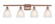 Castile - 4 Light - 36 inch - Antique Copper - Bath Vanity Light (3442|516-4W-AC-G381-LED)