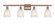 Brookfield - 4 Light - 36 inch - Antique Copper - Bath Vanity Light (3442|516-4W-AC-G441)