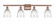 Brookfield - 4 Light - 36 inch - Antique Copper - Bath Vanity Light (3442|516-4W-AC-G442)