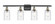 Candor - 4 Light - 35 inch - Black Antique Brass - Bath Vanity Light (3442|516-4W-BAB-G352)