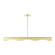 3 Lt Satin Brass Linear Chandelier (108|45897-12)