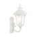 1 Lt Textured White Outdoor Wall Lantern (108|7850-13)