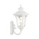 1 Lt Textured White Outdoor Wall Lantern (108|7852-13)