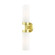 2 Lt Satin Brass ADA Vanity Sconce (108|15072-12)