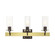 3 Lt Satin Brass Vanity Sconce (108|17823-12)