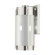 2 Lt Brushed Nickel Outdoor Wall Lantern (108|22382-91)