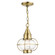 1 Lt Antique Brass Outdoor Pendant Lantern (108|26910-01)