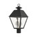 3 Lt Black Outdoor Post Top Lantern (108|27219-04)