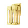 1 Lt Natural Brass Outdoor Wall Lantern (108|27712-08)