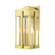 3 Lt Natural Brass Outdoor Wall Lantern (108|27714-08)