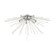 6 Lt Polished Chrome Flush Mount (108|41251-05)