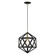 1 Lt Textured Black Pendant (108|41328-14)