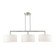 3 Lt Brushed Nickel Linear Chandelier (108|45493-91)