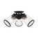 3 Lt Black Flush Mount (108|45503-04)