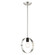 1 Lt Brushed Nickel Pendant (108|46411-91)