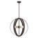 4 Lt Bronze Chandelier (108|46415-07)